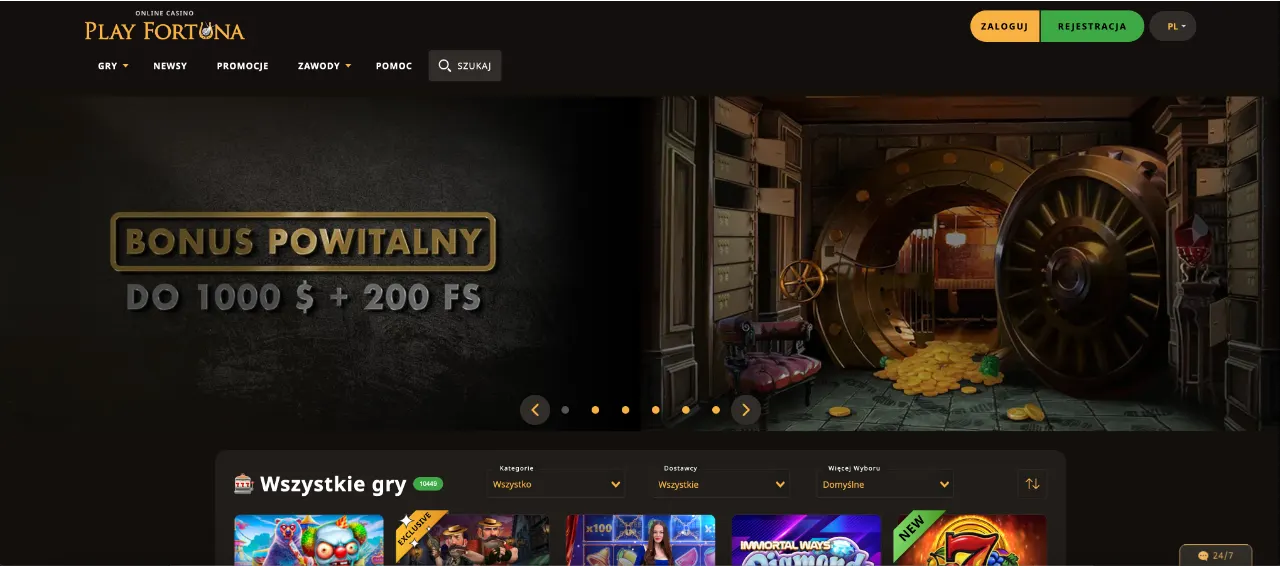 Recenzja Kasyna Online Play Fortuna