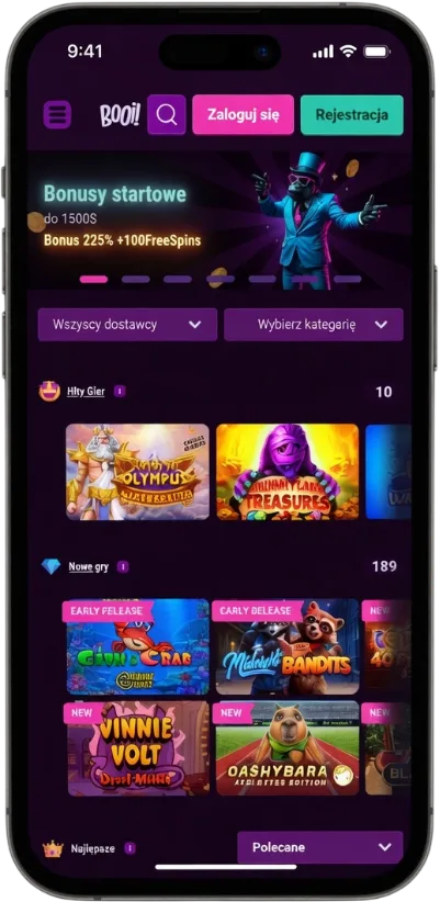 Booi Casino Wersja Mobilna