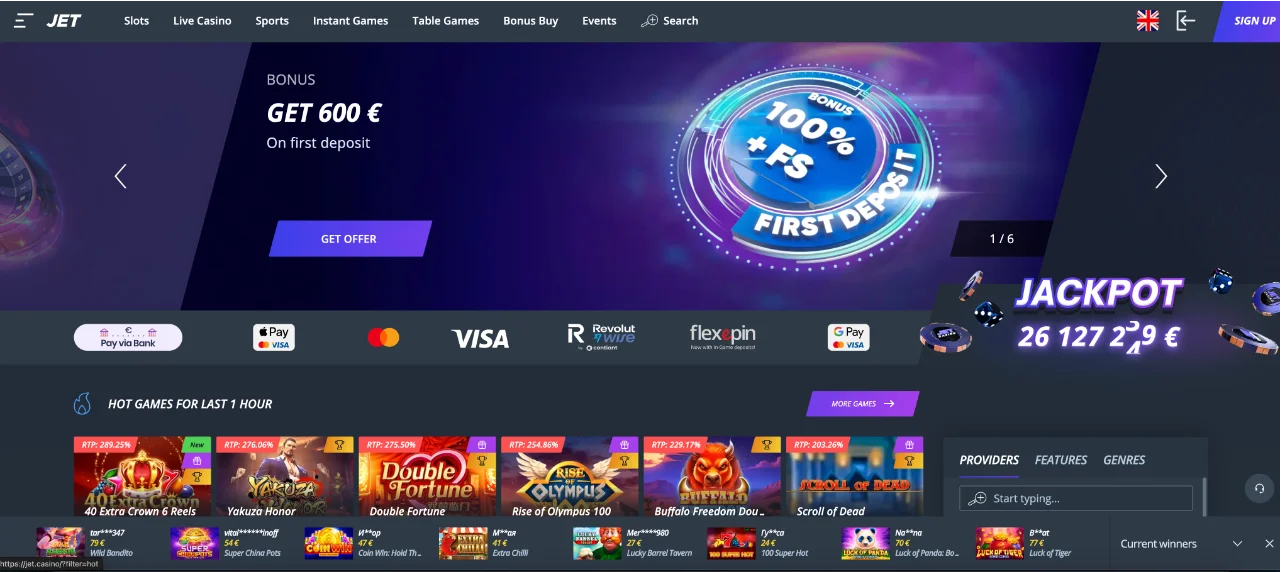 Recenzja Jet Casino
