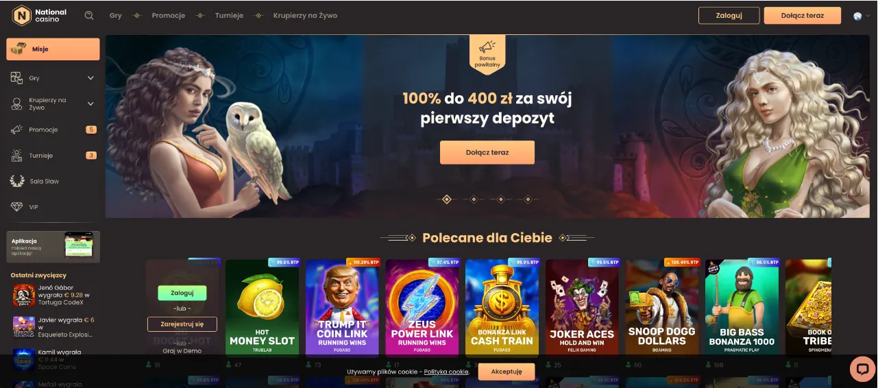 National Casino - Szczegółowa Recenzja i Opinie