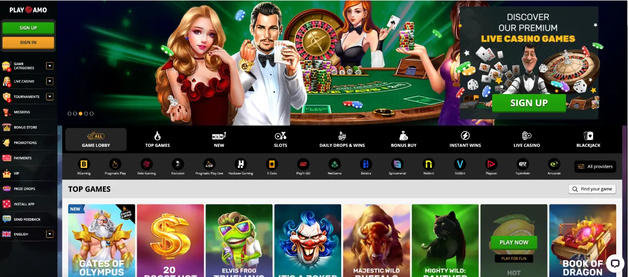PlayAmo Casino Recenzja 2025
