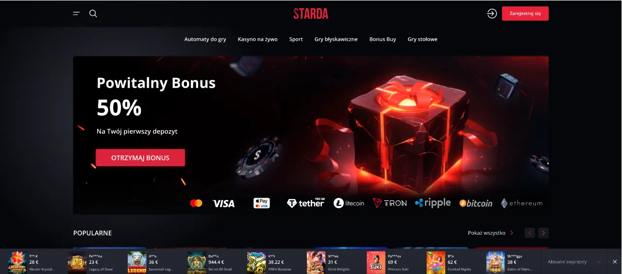 Starda Casino Recenzja i Opinie