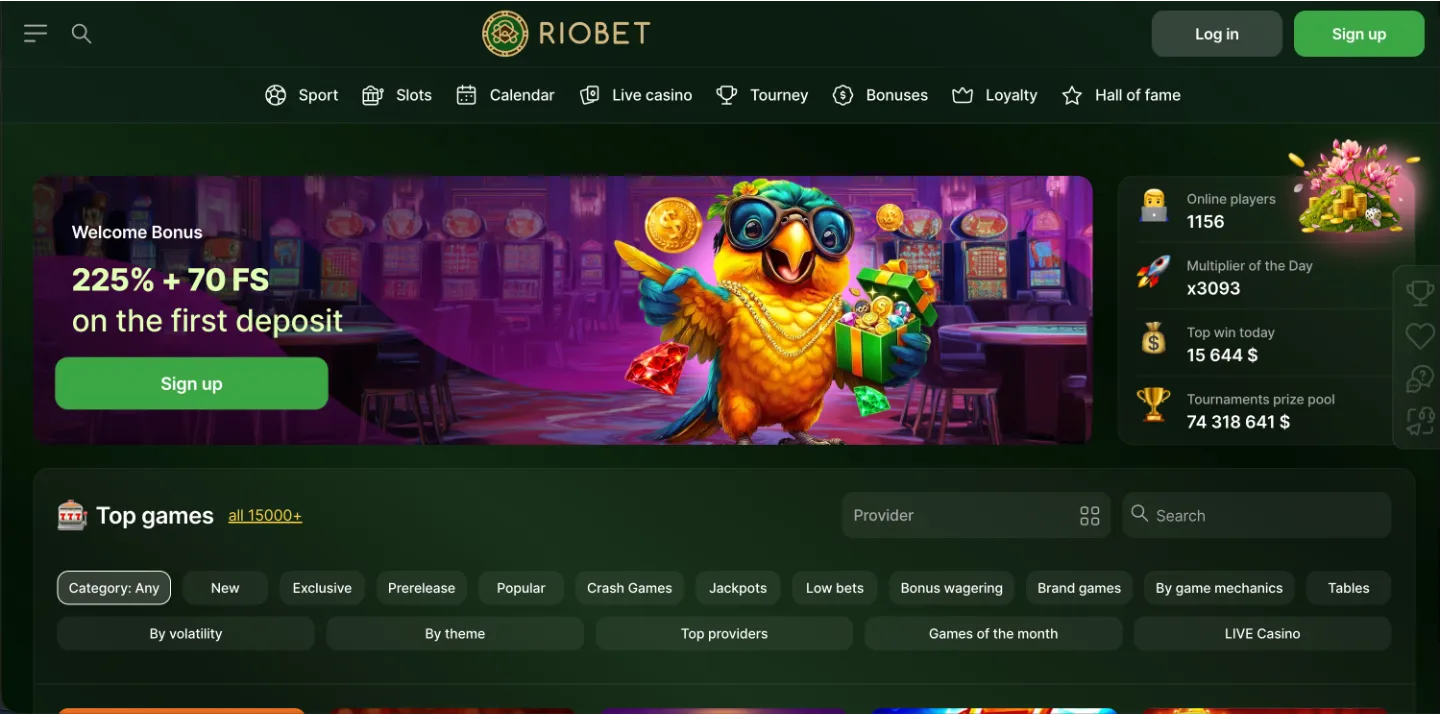 Recenzja Riobet Casino
