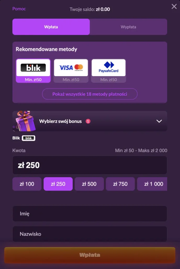 Slotrave Casino Wpłaty