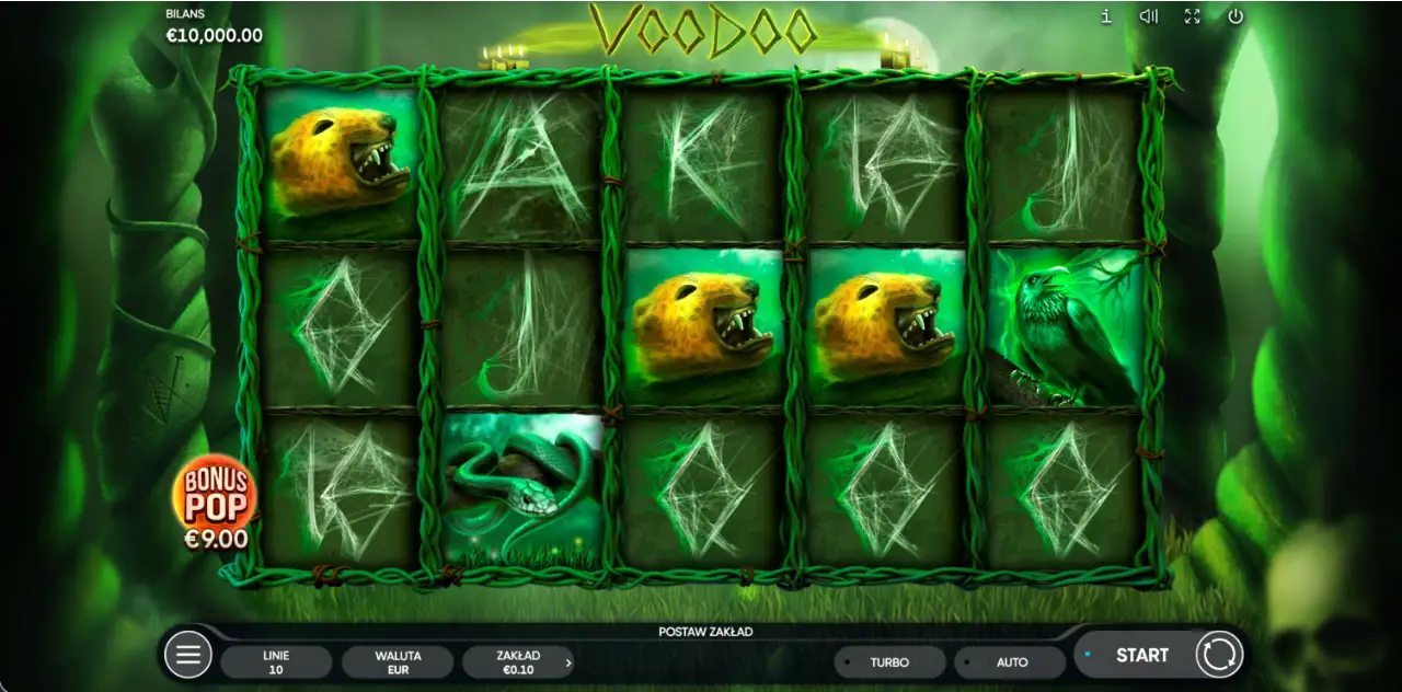 Voodoo Slot: Bagno, Lalka i Kapłan w Roli Wilda i Scattera