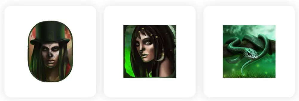 Voodoo Slot Top Symboli